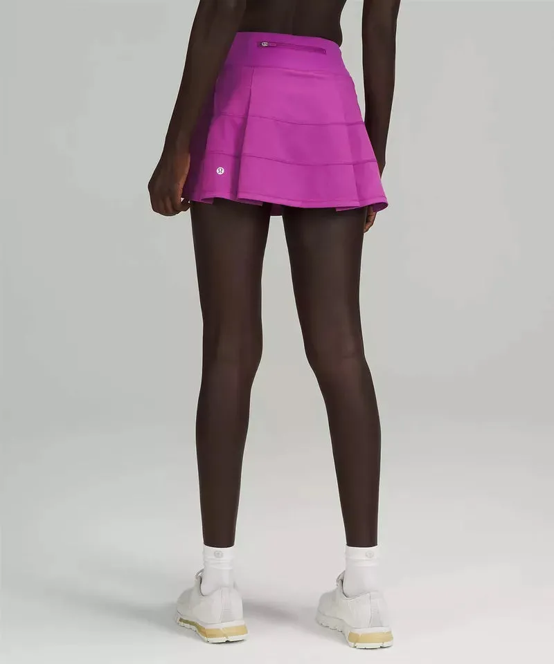 New Lululemon Vivid Plum Pace Rival Skort 15" Size 10 MSP$78