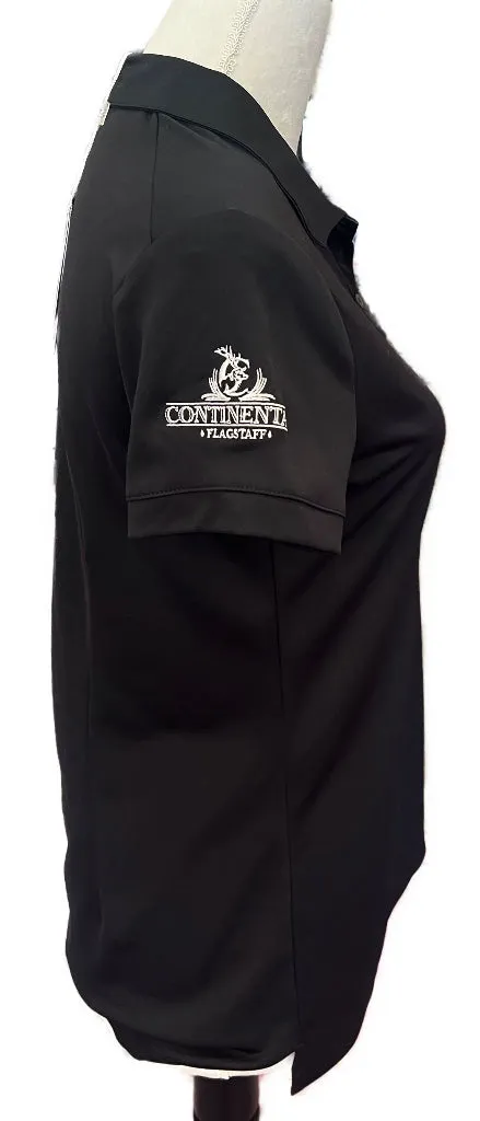 New Nike Golf Women's Dri-Fit Black Polo with Logo Size M MSp$50