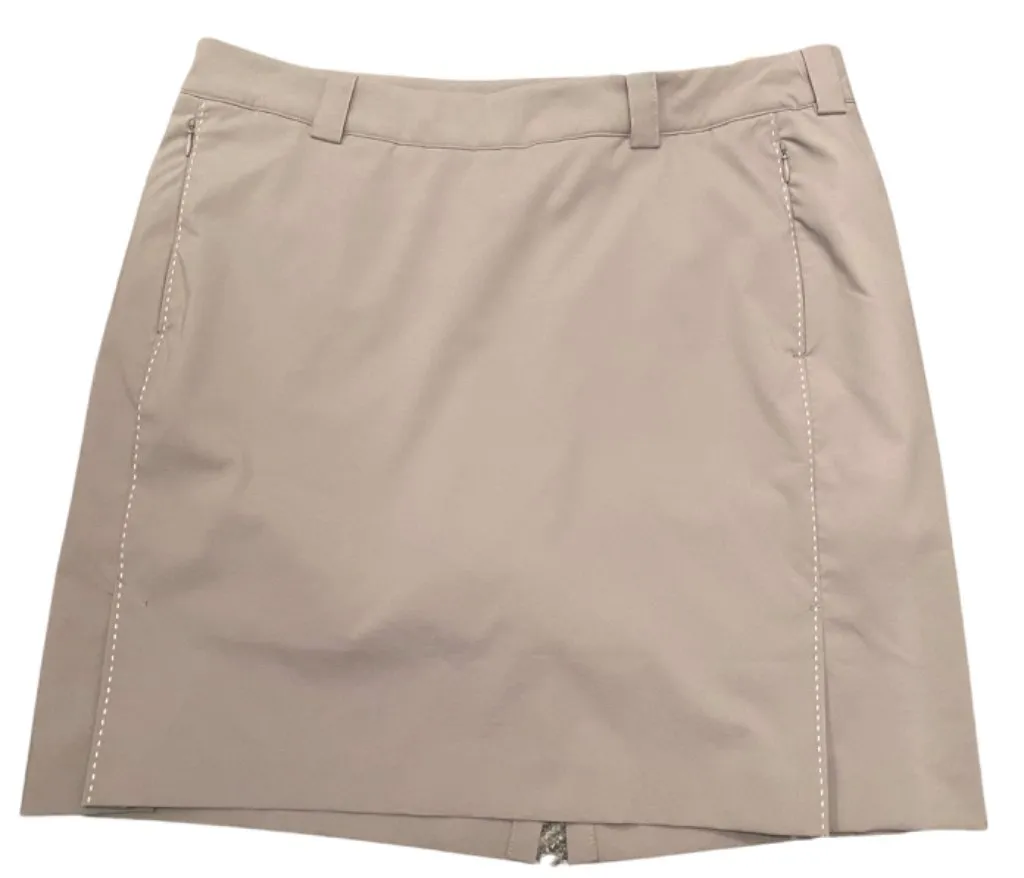 NEW Nike Tour Performance Women's 19" Tan Skort Size 12