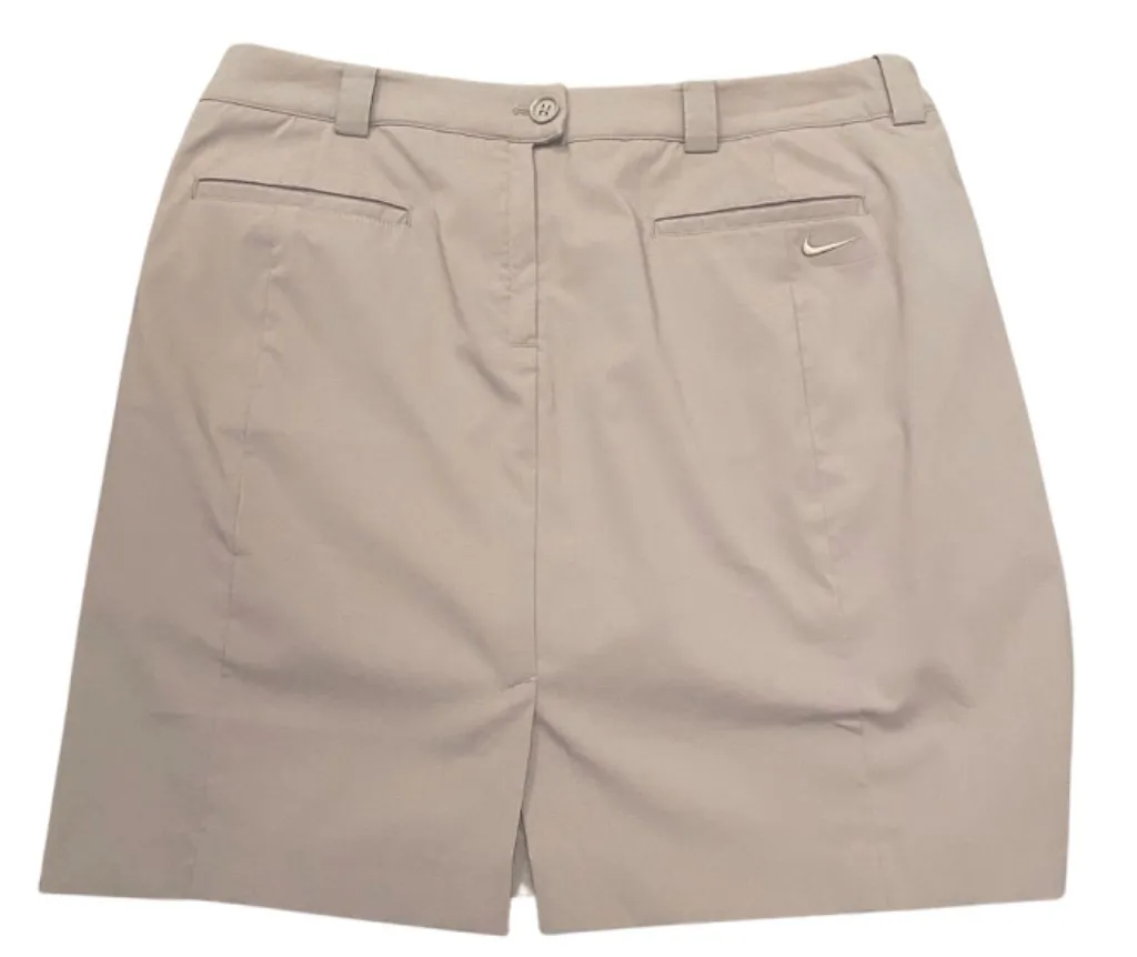 NEW Nike Tour Performance Women's 19" Tan Skort Size 12