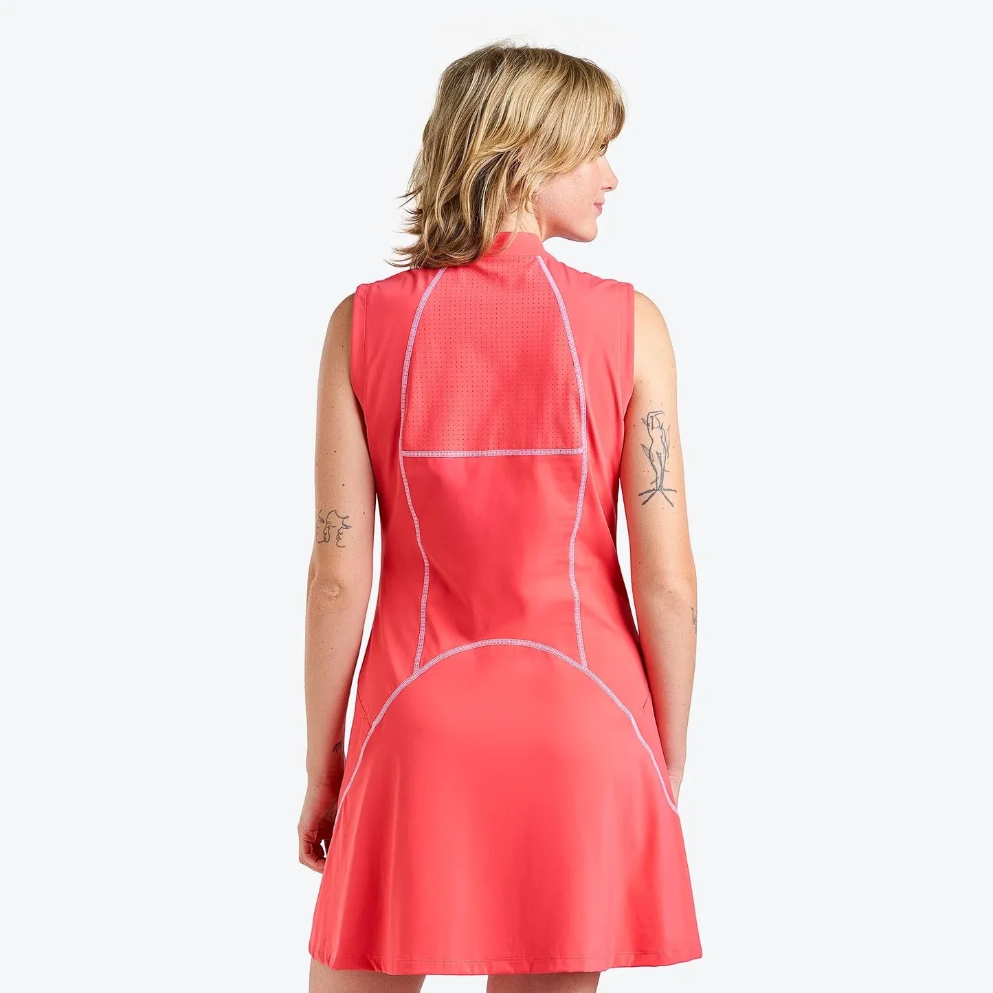 New Nivo Sport Ally Sleeveless Golf Dress - Papaya MSP$140
