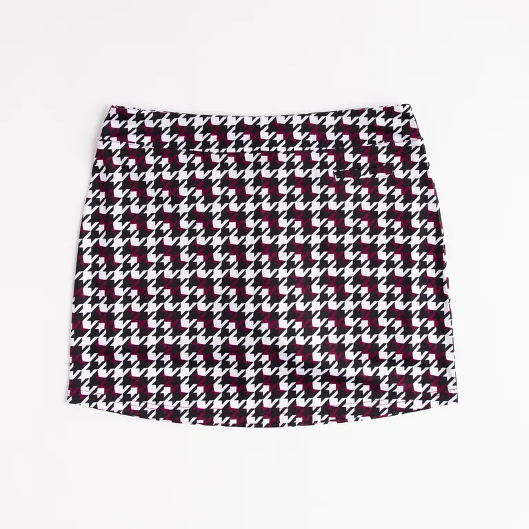 New Pebble Beach Houndstooth Golf Skort Size L