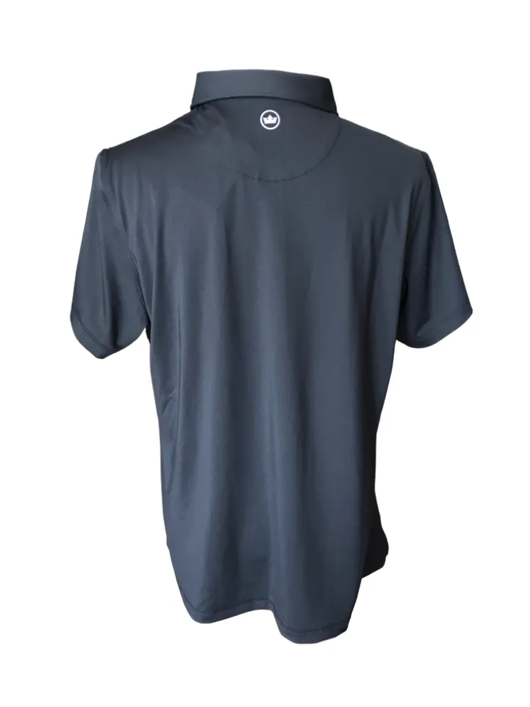 New Peter Millar Black Classic Polo w/ Logo Size XL. MSP$89