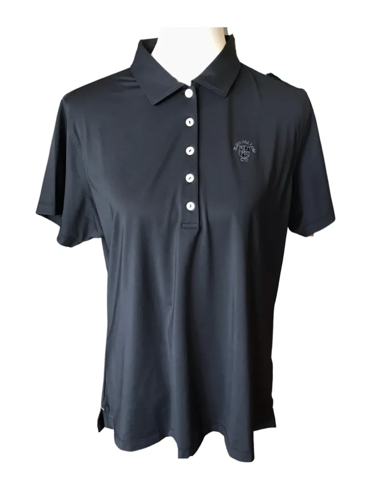 New Peter Millar Black Classic Polo w/ Logo Size XL. MSP$89