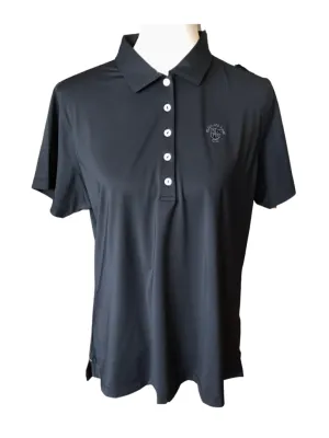 New Peter Millar Black Classic Polo w/ Logo Size XL. MSP$89