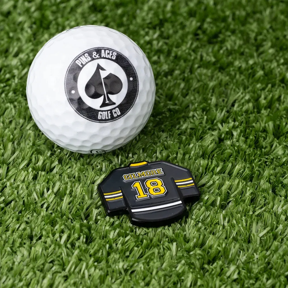 New Pins & Aces Gilmore Jersey Ball Marker