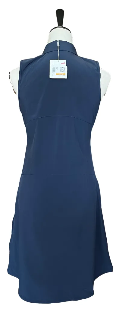 New Puma Cruise Sleeveless Golf Dress in Navy w/ Logo Size S. MSP$85