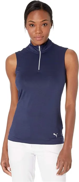 New Puma Sleeveless Mock in Peacoat MSP$50