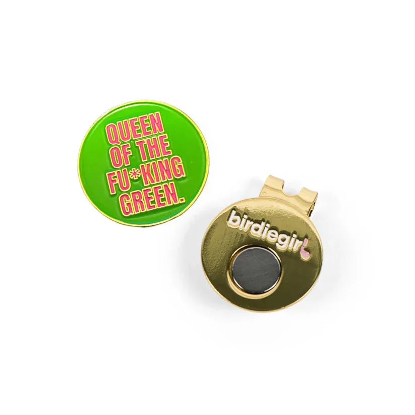 New Queen of the Green Women's Golf Ballmarker