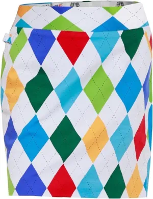 New Royal Awesome King of Diamonds Golf Skort Size 8 MSP$60