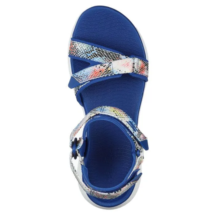 New Skechers GO GOLF 600 Charm Sandals - Blue Multi. MSP$70