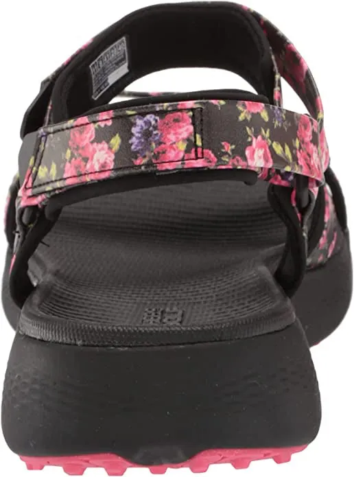 New Skechers GO GOLF 600 Sandals Black Floral