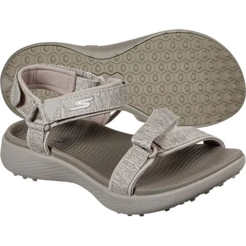 New Skechers Women's Go Golf 600 Golf Sandals - Taupe