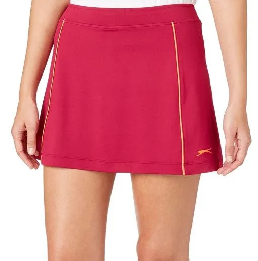 New Slazenger Solar Eclipse Pleated Tech Skort Red Berry Size XL  MSP$60