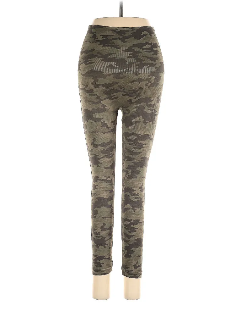 New Spanx Look at Me Now Seamless Cropped Leggings -Green Camo Size 1X MSP$72