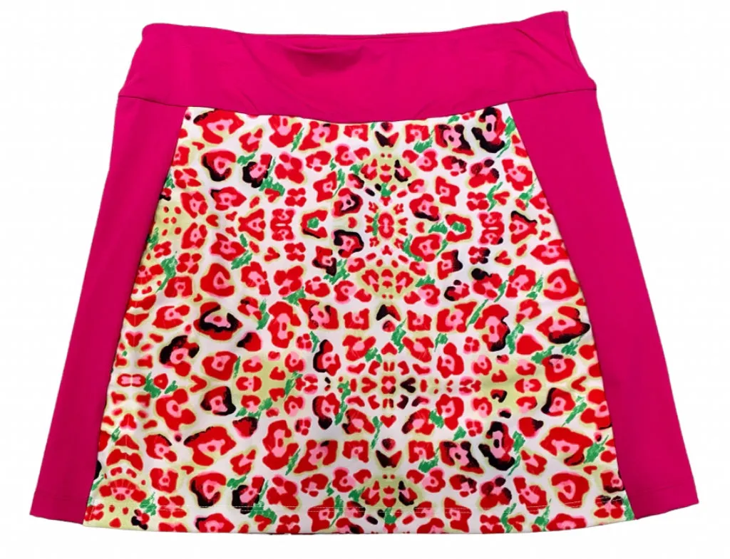 New Spitfire Petite Leopard Pink Skort