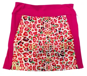 New Spitfire Petite Leopard Pink Skort