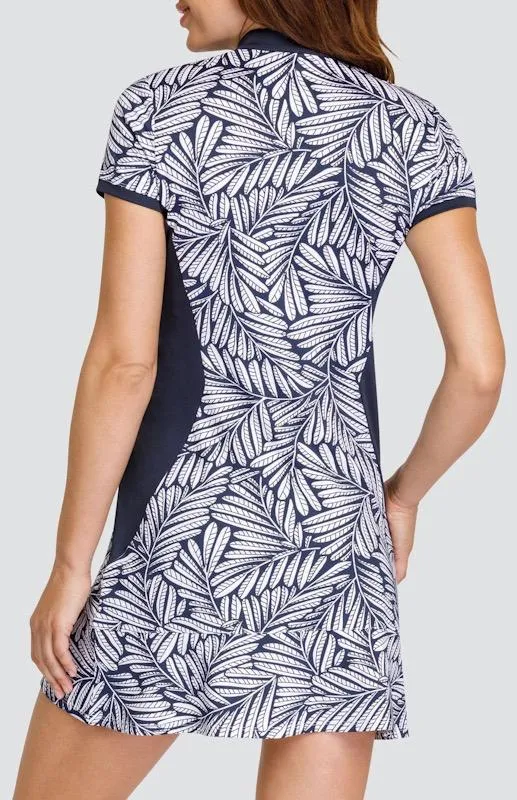 New Tail Activewear Adeline Short Sleeve Golf Dress - Victory Wreath MSP$112