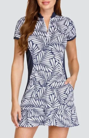 New Tail Activewear Adeline Short Sleeve Golf Dress - Victory Wreath MSP$112