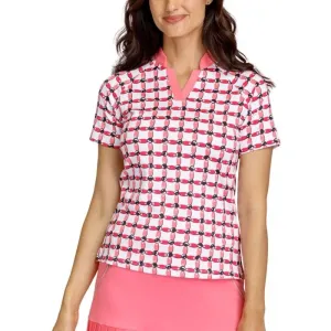 New Tail Activewear Boone Short Sleeve Golf Top - Clover