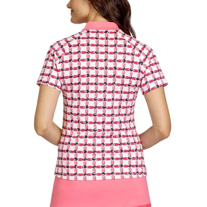 New Tail Activewear Boone Short Sleeve Golf Top - Clover