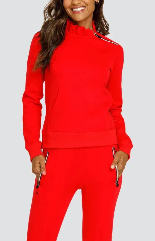 New Tail Activewear Condoleezza Pullover - Dahlia Red