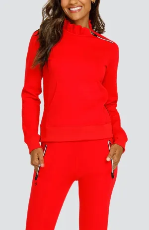 New Tail Activewear Condoleezza Pullover - Dahlia Red