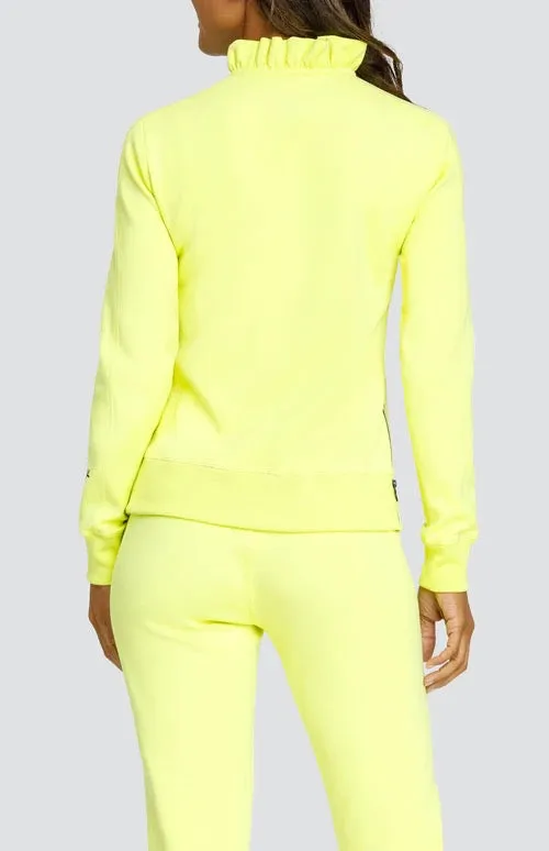 New Tail Activewear Condoleezza Pullover in Sunny Lime