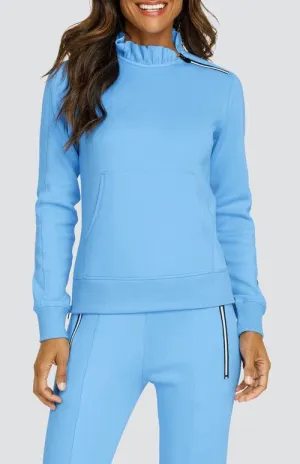 New Tail Activewear Deep Ocean Blue Condoleezza Pullover