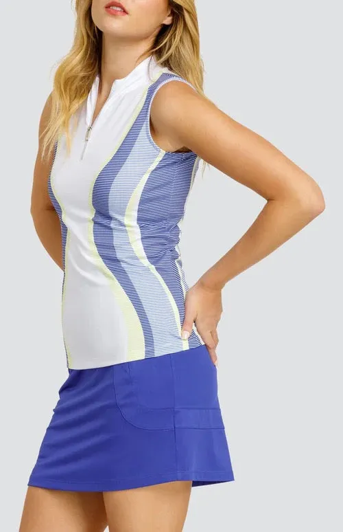 New Tail Activewear Harlan Pull-on Golf Skort in Deep Ocean MSP$107