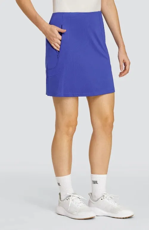 New Tail Activewear Harlan Pull-on Golf Skort in Deep Ocean MSP$107