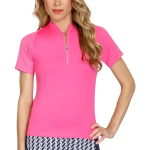 New Tail Activewear Male 6.5" Sleeve Golf Top - Spiced Coral  MSP$90