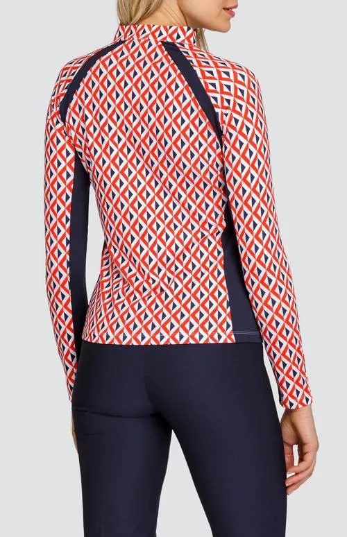New Tail Activewear Women's Flynn Long Sleeve Golf Top MSP$105