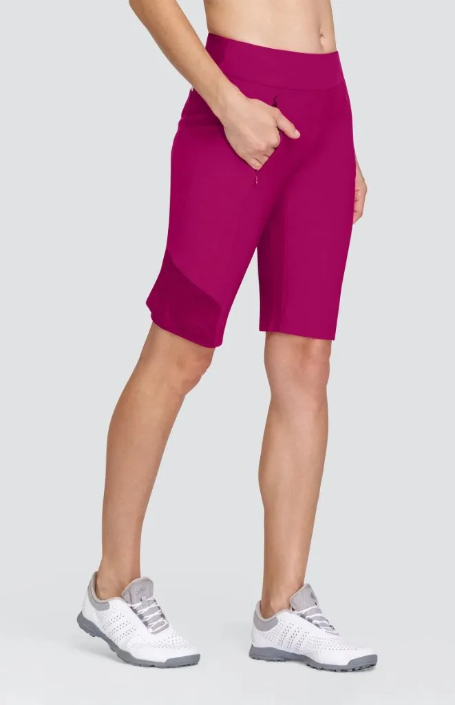 New Tail Dark Pink Pull-on Shorts w/ Mesh Inserts  Size 4 MSP$89