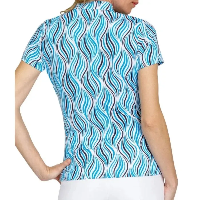 New Tail Michelle Golf Top - Geo Twist MSP$96