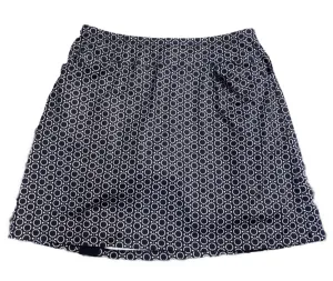 New Tail Navy & White Circle Print Golf Skort Size M MSP$93