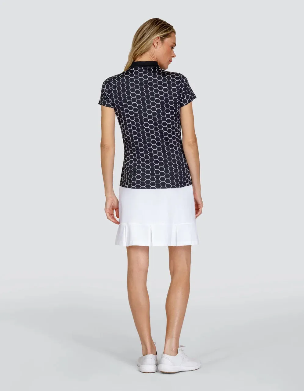 New Tail Women's Jacinda Short Sleeve Golf Top -Formation - Dark Navy Size XXL MSP$100