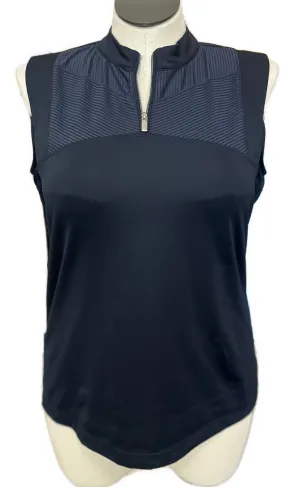 New Tail Women's Midnight Navy Sleeveless Golf Top Size XL MSP$90