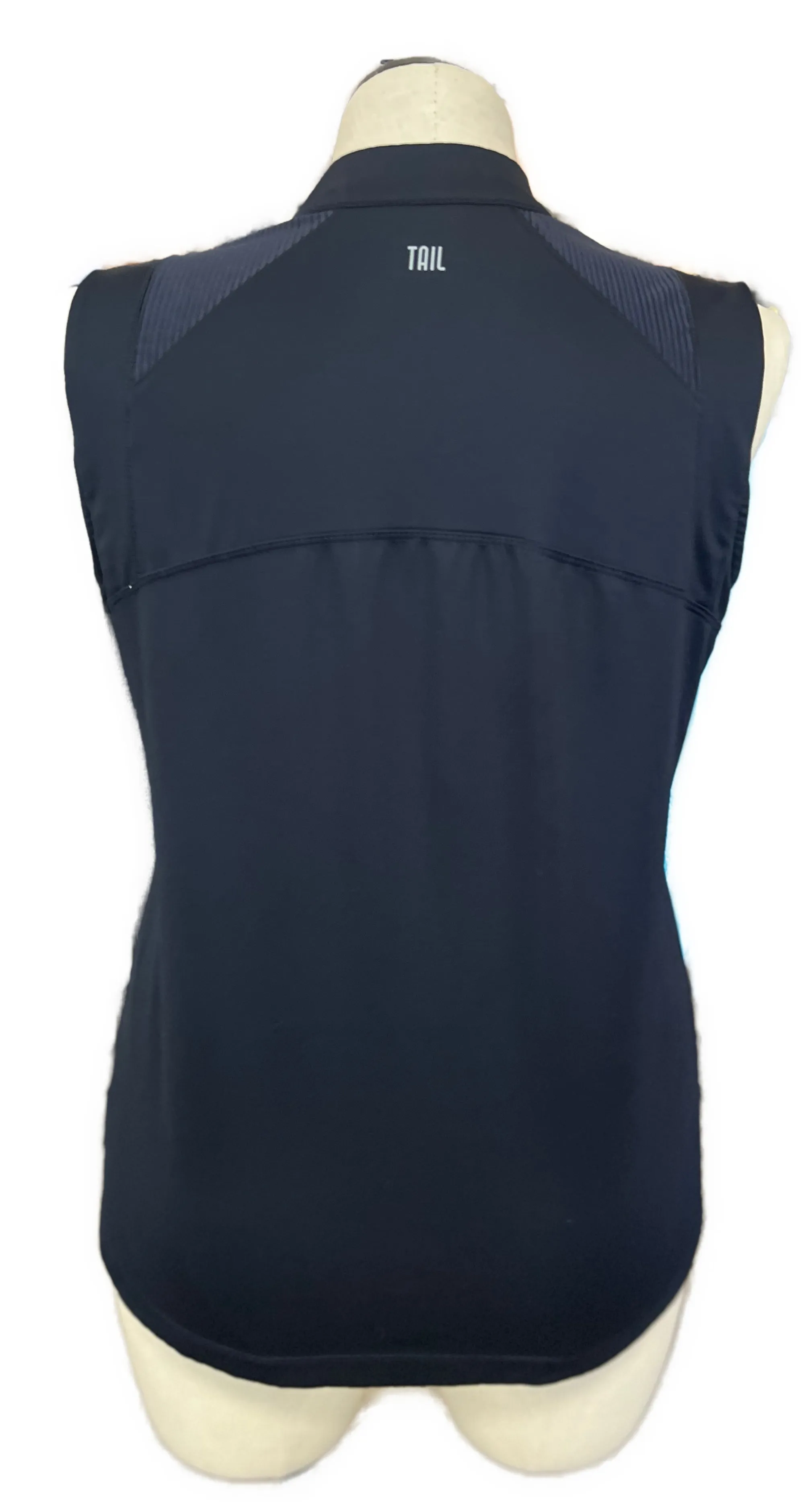 New Tail Women's Midnight Navy Sleeveless Golf Top Size XL MSP$90
