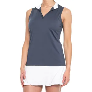 New Tommy Bahama Navy Sleeveless Top w/ White Collar Size XL  MSP$89