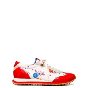 New Tory Sport Printed Hank Golf Trainer Shoe - Snow White Pansy Size 7 MSP$238