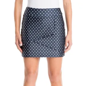 New Tzu Tzu Charlotte Navy Dotty Golf Skort Size XL MSp$140