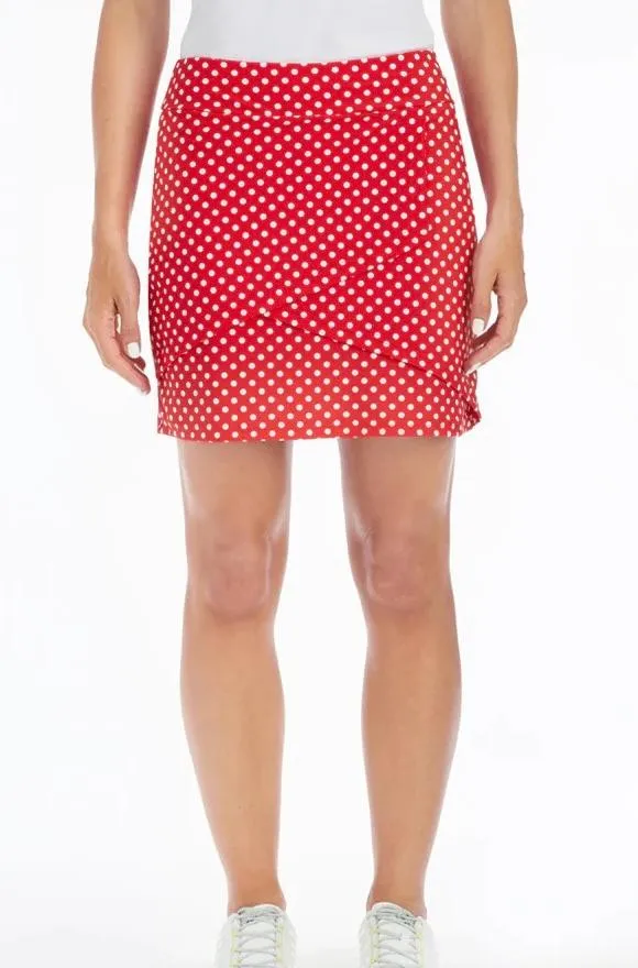 New Tzu Tzu Charlotte Poppy Dotty Golf Skort - MSP$140