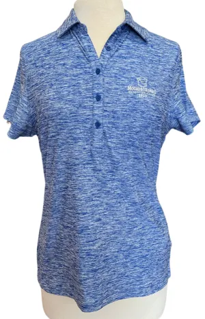 New Under Armour  Blue Heather Polo Size M MSP$60
