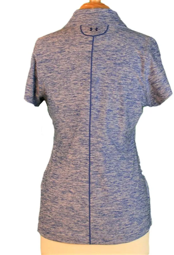 NEW Under Armour HeatGear Golf Polo in Blue Size M