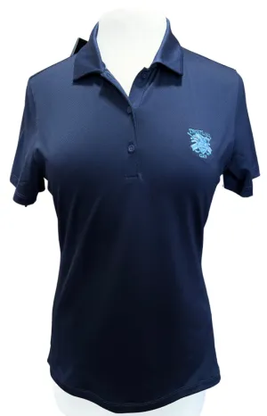 NEW Under Armour Women's 3 Button Navy Short Sleeve Golf Polo Size M MSP$70