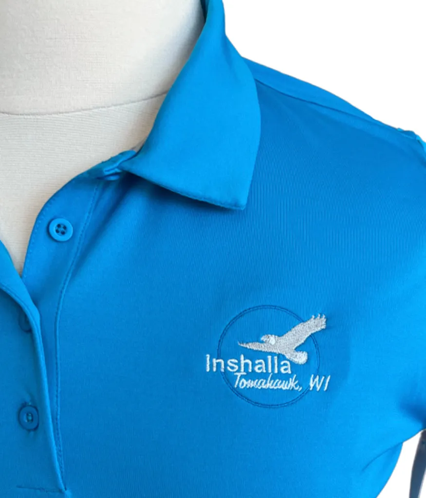 NEW Under Armour Women's 4 Button Cerulean Short Sleeve Golf Polo Size XL MSP$55
