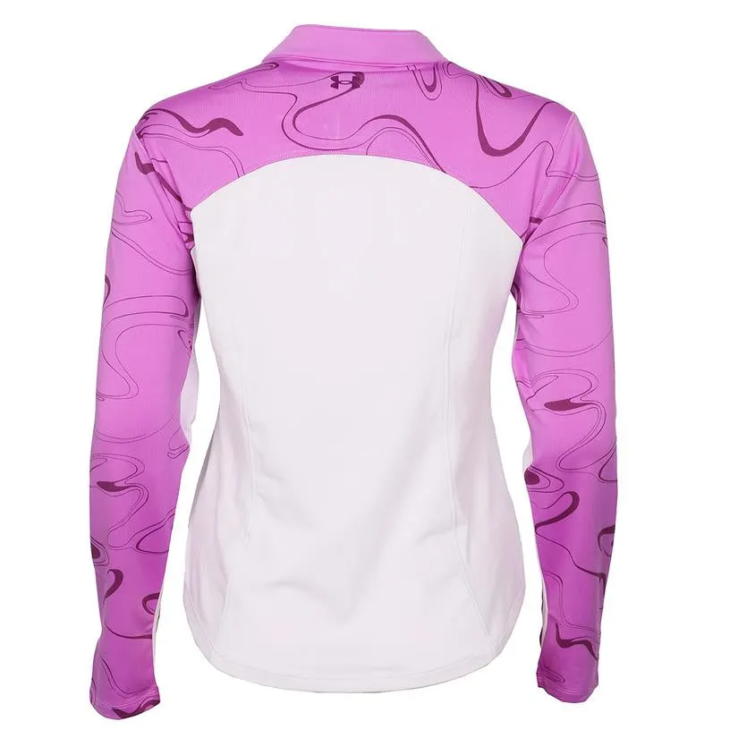 New Under Armour Zinger Liquify 1/4 Zip Golf Pullover in Lilac MSP$68