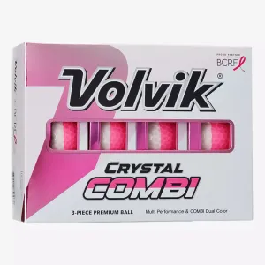 New Volvik Crystal Combi Golf Balls (BCRF)