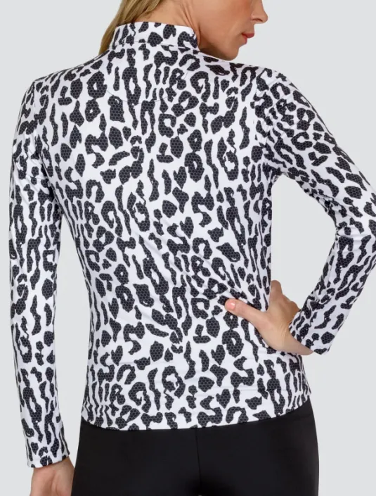 New Wai Long Sleeve Golf Top in Jungle Cat Size XXL. MSP$95